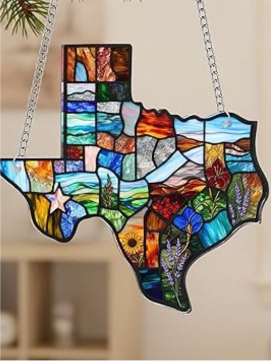 Other - Acrylic Texas Suncatcher Lone Star State Ornament Hanging New